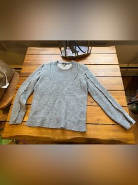 R13 Gray Crewneck Sweater